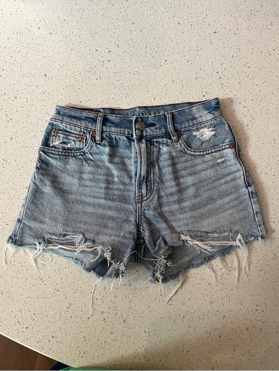 American Eagle Outfitters Pants - American Eagle Outfitters Light Blue Distressed Cutoff Denim Shorts